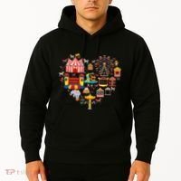 Circus Love Heart Ringmaster Party Circus Hoodie thumb 2