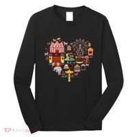 Circus Love Heart Ringmaster Party Circus Long Sleeve Shirt thumb 0