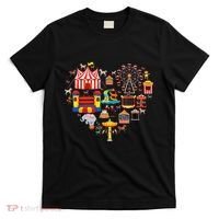 Circus Love Heart Ringmaster Party Circus T-Shirt thumb 0
