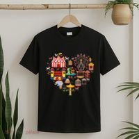 Circus Love Heart Ringmaster Party Circus T-Shirt thumb 2