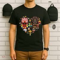 Circus Love Heart Ringmaster Party Circus T-Shirt thumb 6