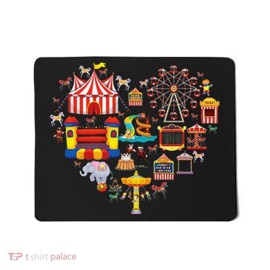 Circus Love Heart Ringmaster Party Circus Mousepad