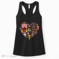 Circus Love Heart Ringmaster Party Circus Women's Tank Top thumb 0