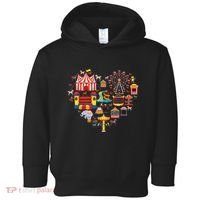 Circus Love Heart Ringmaster Party Circus Toddler Hoodie thumb 0