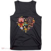 Circus Love Heart Ringmaster Party Circus Tank Top thumb 0