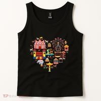 Circus Love Heart Ringmaster Party Circus Tank Top thumb 2