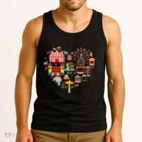 Circus Love Heart Ringmaster Party Circus Tank Top thumb 3