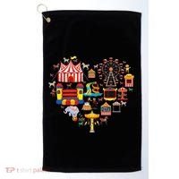 Circus Love Heart Ringmaster Party Circus Golf Towel thumb 0