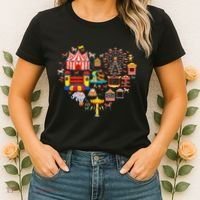 Circus Love Heart Ringmaster Party Circus Women's T-Shirt thumb 2