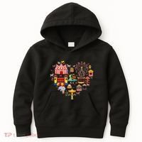 Circus Love Heart Ringmaster Party Circus Kids Hoodie thumb 0