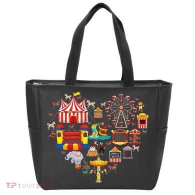 Circus Love Heart Ringmaster Party Circus Tote Bag