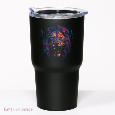 Colorful Lion Head Tumbler