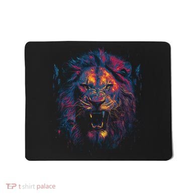 Colorful Lion Head Mousepad