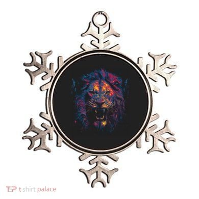 Colorful Lion Head Ornament