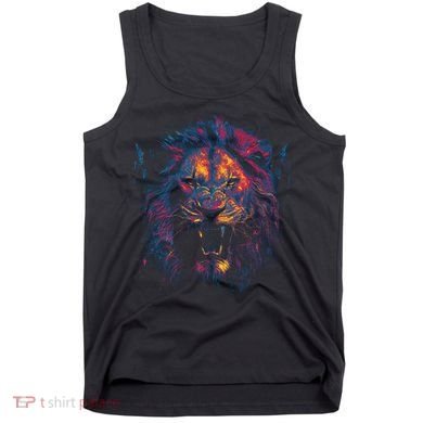 Colorful Lion Head Tank Top