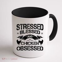 Chicken Lover Hen Poultry Farmer Rooster Fow Chicks Cockerel Great Gift Coffee Mug thumb 1