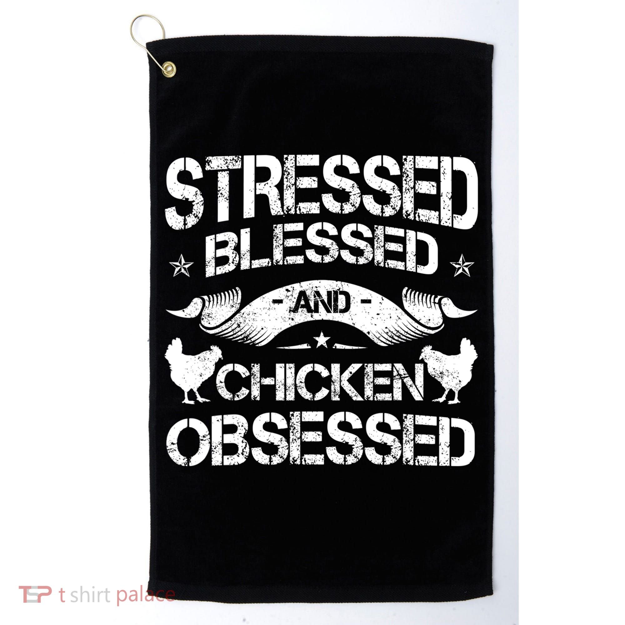 Chicken Lover Hen Poultry Farmer Rooster Fow Chicks Cockerel Great Gift Golf Towel