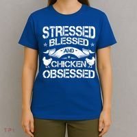 Chicken Lover Hen Poultry Farmer Rooster Fow Chicks Cockerel Great Gift T-Shirt thumb 4