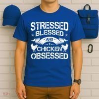Chicken Lover Hen Poultry Farmer Rooster Fow Chicks Cockerel Great Gift T-Shirt thumb 6
