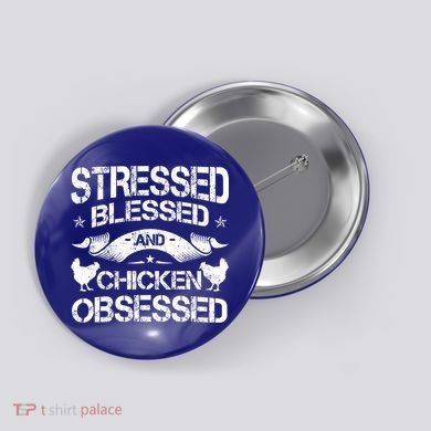 Chicken Lover Hen Poultry Farmer Rooster Fow Chicks Cockerel Great Gift Button