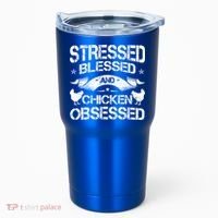Chicken Lover Hen Poultry Farmer Rooster Fow Chicks Cockerel Great Gift Tumbler thumb 0