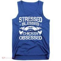 Chicken Lover Hen Poultry Farmer Rooster Fow Chicks Cockerel Great Gift Tank Top thumb 0