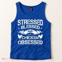 Chicken Lover Hen Poultry Farmer Rooster Fow Chicks Cockerel Great Gift Tank Top thumb 2