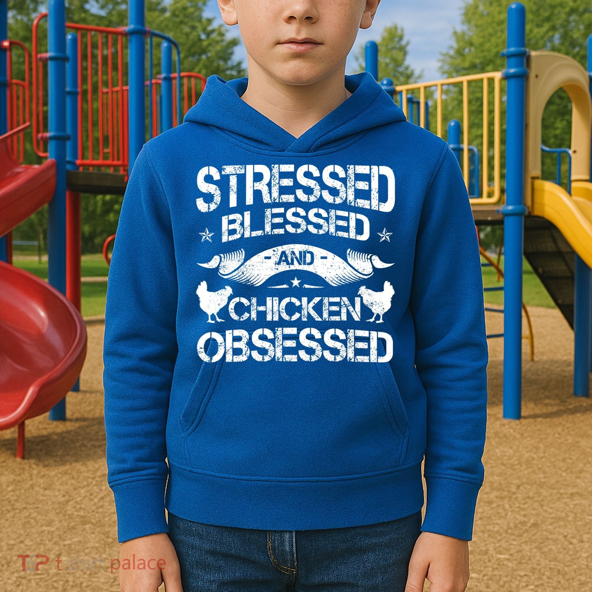 Chicken Lover Hen Poultry Farmer Rooster Fow Chicks Cockerel Great Gift Kids Hoodie