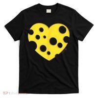 Cheese Love Heart Pocket. Holey Cheese T-Shirt thumb 0
