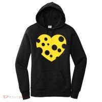 Cheese Love Heart Pocket. Holey Cheese Women's Hoodie thumb 0