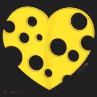 Cheese Love Heart Pocket. Holey Cheese Tumbler thumb 3