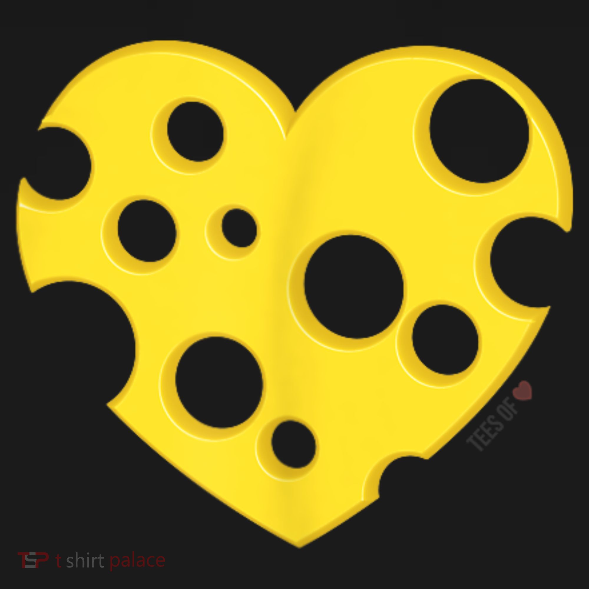 Cheese Love Heart Pocket. Holey Cheese Women's Tank Top