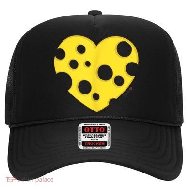 Cheese Love Heart Pocket. Holey Cheese Hat