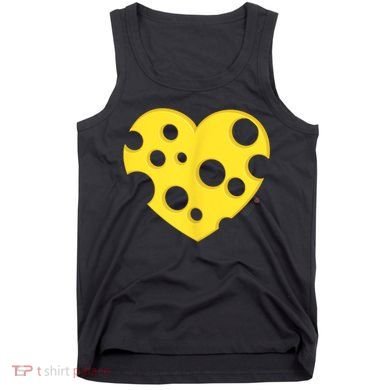 Cheese Love Heart Pocket. Holey Cheese Tank Top
