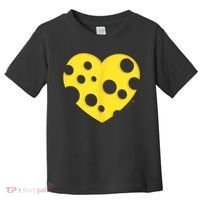 Cheese Love Heart Pocket. Holey Cheese Toddler T-Shirt thumb 0
