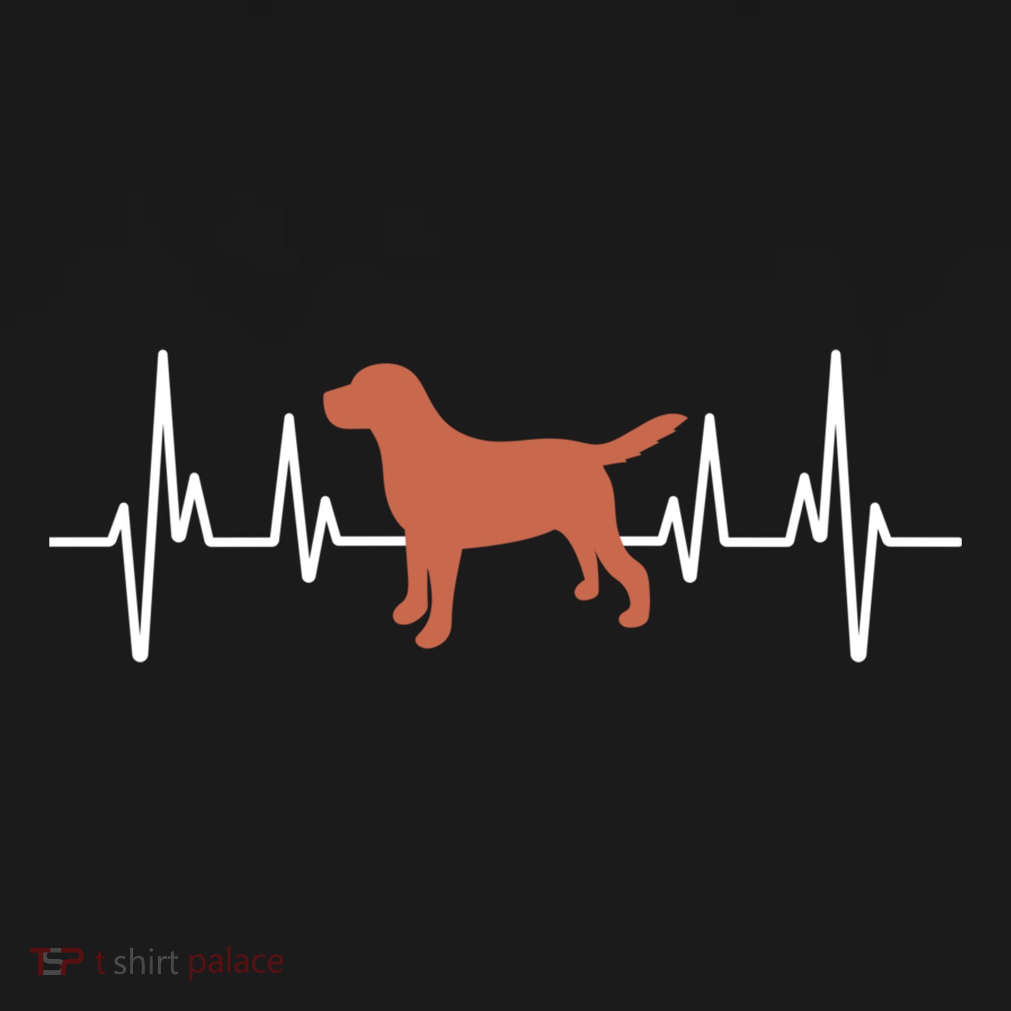 Chocolate Lab Heartbeat Valentine's Dog Labrador Retriever Cool Gift Women's Hoodie