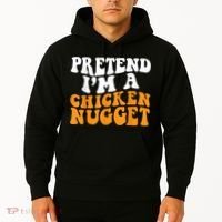 Chicken Lazy Halloween Costume Pretend I'M A Chicken Nugget Hoodie thumb 2
