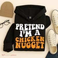 Chicken Lazy Halloween Costume Pretend I'M A Chicken Nugget Hoodie thumb 4