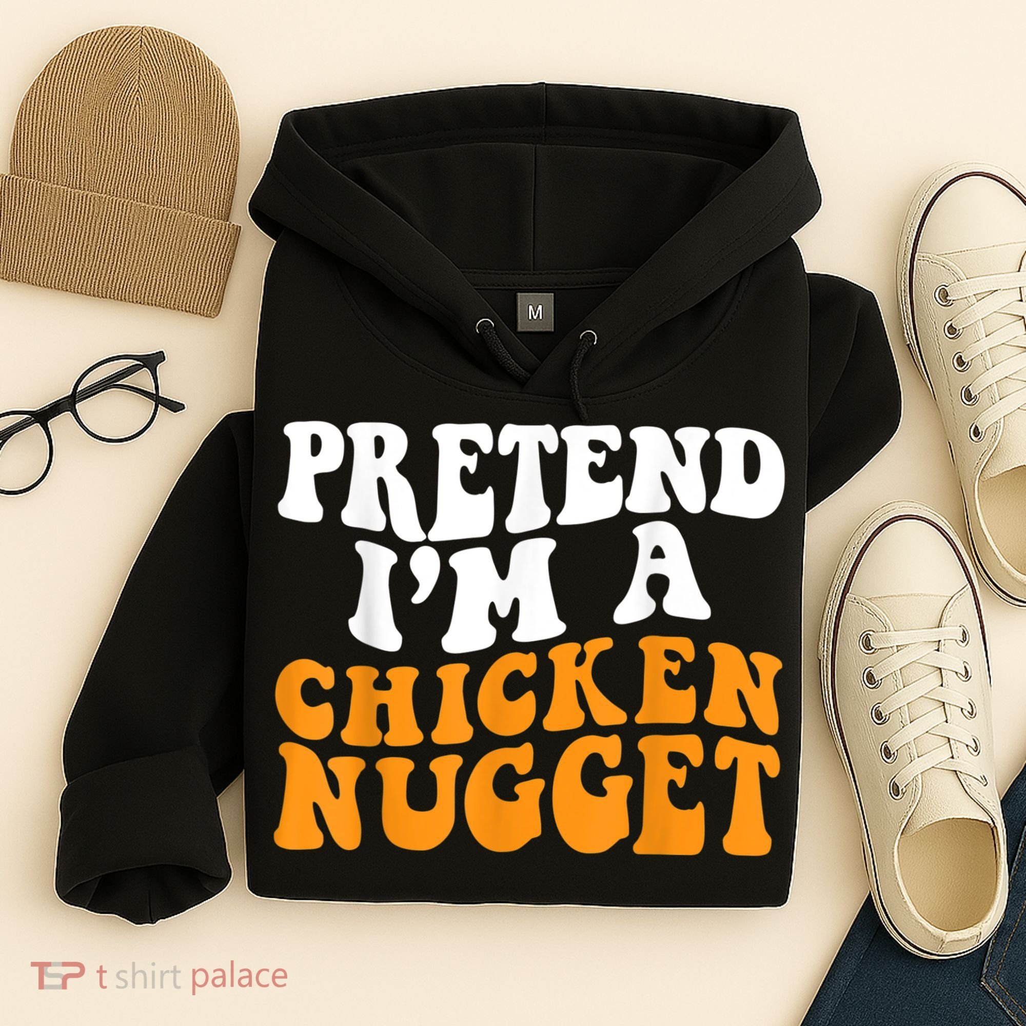 Chicken Lazy Halloween Costume Pretend I'M A Chicken Nugget Hoodie