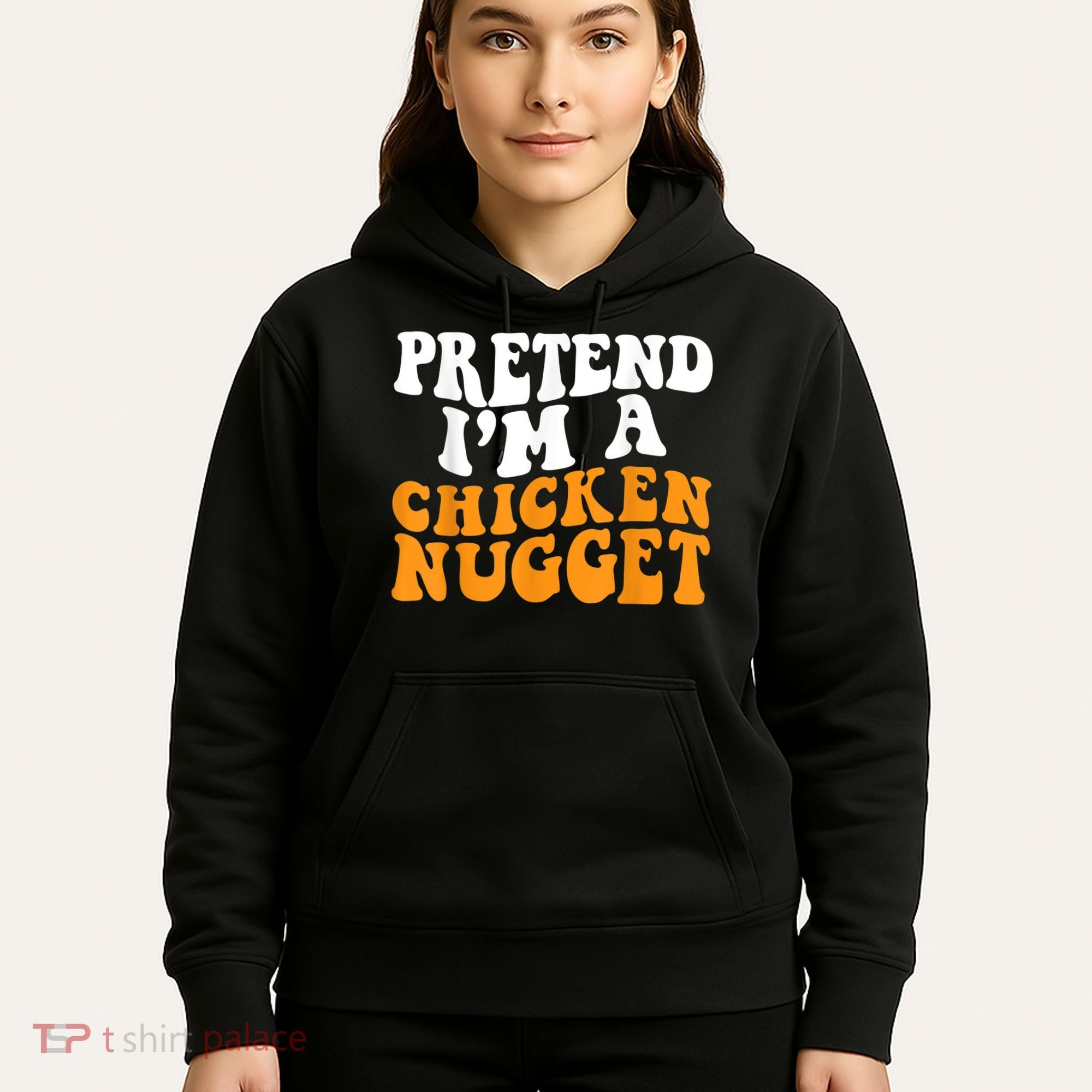 Chicken Lazy Halloween Costume Pretend I'M A Chicken Nugget Hoodie