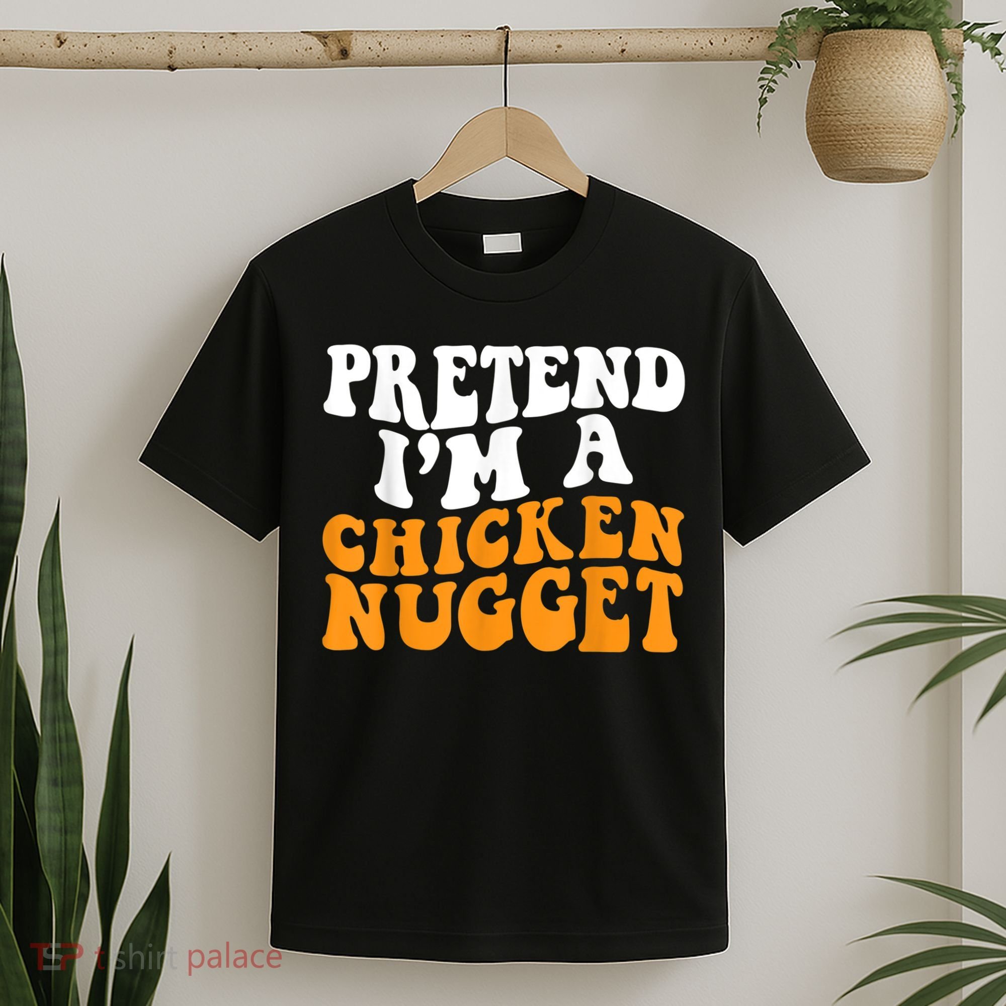 Chicken Lazy Halloween Costume Pretend I'M A Chicken Nugget T-Shirt