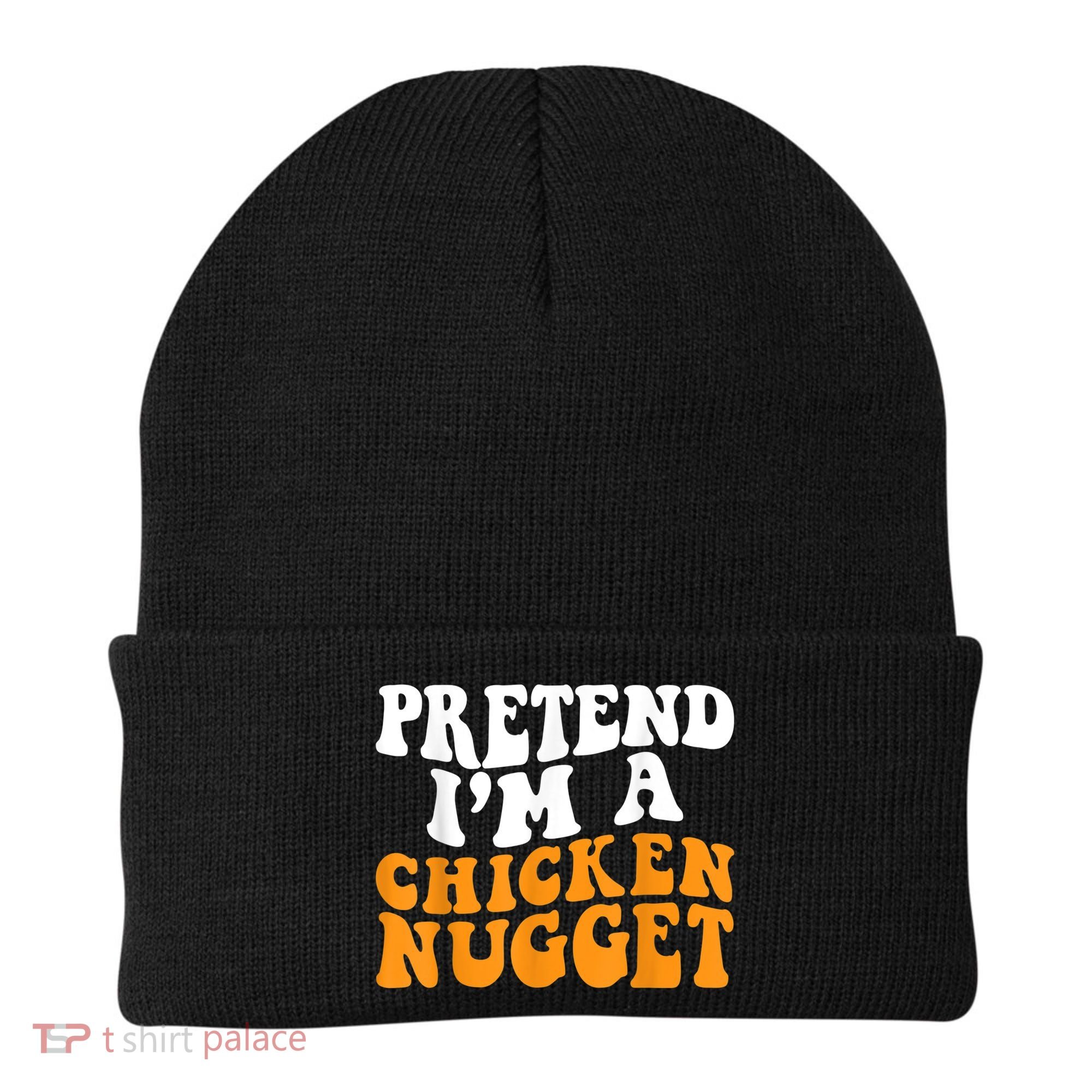 Chicken Lazy Halloween Costume Pretend I'M A Chicken Nugget Beanie