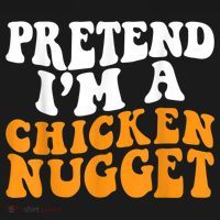 Chicken Lazy Halloween Costume Pretend I'M A Chicken Nugget Women's Hoodie thumb 2