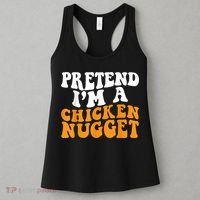 Chicken Lazy Halloween Costume Pretend I'M A Chicken Nugget Women's Tank Top thumb 3