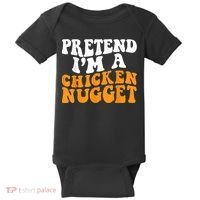 Chicken Lazy Halloween Costume Pretend I'M A Chicken Nugget Baby Bodysuit thumb 0