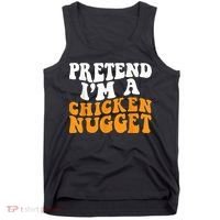 Chicken Lazy Halloween Costume Pretend I'M A Chicken Nugget Tank Top thumb 0