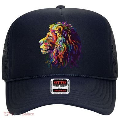 Colorful Lion Head Design Pop Art Style Hat