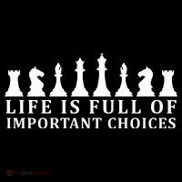Chess Life Is Full Of Important Choices Coaster thumb 2