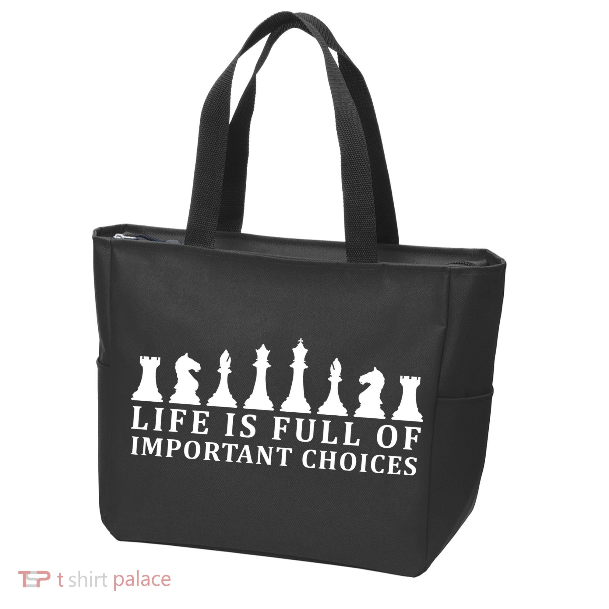 Chess Life Is Full Of Important Choices Tote Bag