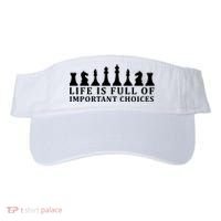 Chess Life Is Full Of Important Choices Visor thumb 0